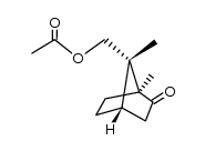 (1R)-8-acetoxy-bornan-2-one Structure