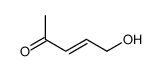 5-hydroxypent-3-en-2-one Structure