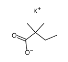 Kalium-2.2-dimethyl-n-butyrat结构式