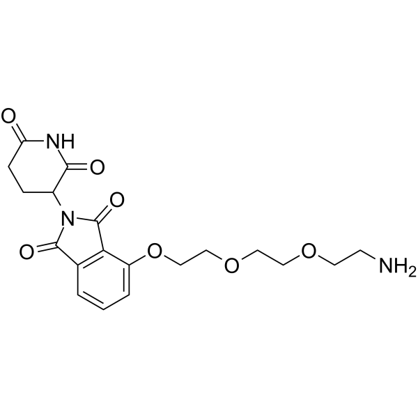 Thalidomide-PEG3-NH2结构式
