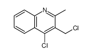 4-chloro-3-(chloromethyl)-2-methylquinoline Structure