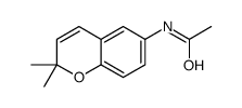 N-(2,2-dimethylchromen-6-yl)acetamide结构式