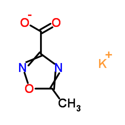 Potassium 5-methyl-1,2,4-oxadiazole-3-carboxylate Structure