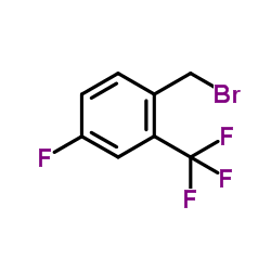 4-Fluoro-2-(trifluoromethyl)benzyl bromide Structure
