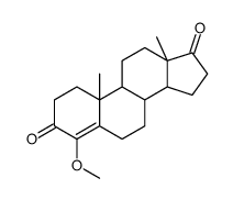 4-ANDROSTEN-4-OL-3,17-DIONE 4-METHYLETHE R Structure