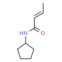 2-Butenamide,N-cyclopentyl-(9CI) structure