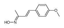 (2E,3E)-4-(4-methoxyphenyl)but-3-en-2-one oxime Structure