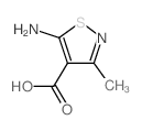 5-AMINO-3-METHYLISOTHIAZOLE-4-CARBOXYLIC ACID Structure