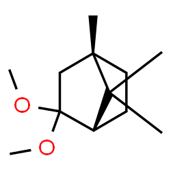 Bicyclo2.2.1heptane, 3,3-dimethoxy-1,7,7-trimethyl-, (1S,4S)- Structure
