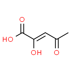 2-PENTENOIC ACID, 2-HYDROXY-4-OXO-, (2Z)- structure
