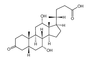 3-氧代-7a,12a-二羟基-5b-胆烷酸图片