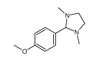 2-(4-methoxyphenyl)-1,3-dimethylimidazolidine structure