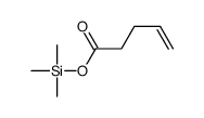 4-Pentenoic acid, trimethylsilyl ester结构式