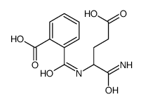 2-[(1-amino-4-carboxy-1-oxobutan-2-yl)carbamoyl]benzoic acid结构式