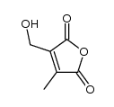 2,5-Furandione, 3-(hydroxymethyl)-4-methyl- (9CI) Structure