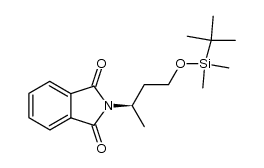 (R)-2-[3-(tert-butyldimethylsilyloxy)-1-methylpropyl]-1H-isoindole-1,3(2H)-dion Structure