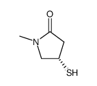 2-Pyrrolidinone,4-mercapto-1-methyl-,(4S)-(9CI) Structure