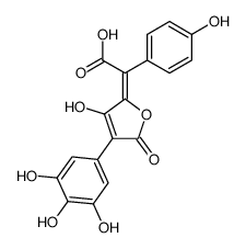 E-gomphidic acid结构式