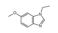 1H-Benzimidazole,1-ethyl-6-methoxy-(9CI) Structure