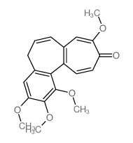 1,2,3,9-tetramethoxy-5H-benzo[a]heptalen-10-one Structure