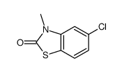 5-chloro-3-methyl-1,3-benzothiazol-2-one结构式