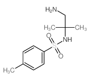 Benzenesulfonamide,N-(2-amino-1,1-dimethylethyl)-4-methyl- Structure