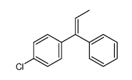 1-chloro-4-(1-phenylprop-1-enyl)benzene Structure