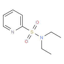 2-吡啶磺酸二乙基酰胺结构式