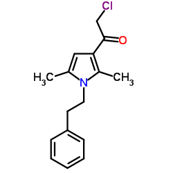 2-Chloro-1-[2,5-dimethyl-1-(2-phenylethyl)-1H-pyrrol-3-yl]ethanone图片