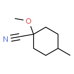 Cyclohexanecarbonitrile, 1-methoxy-4-methyl- (9CI) Structure
