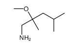 2-methoxy-2,4-dimethylpentan-1-amine Structure