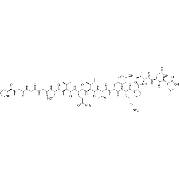 Tau Peptide (301-315) trifluoroacetate salt Structure
