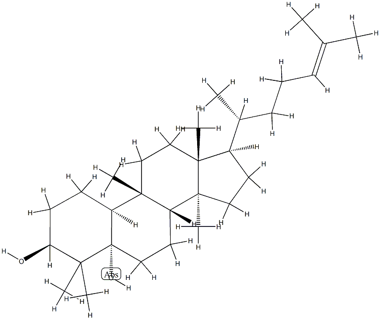 (10α)-9β-Methyl-19-nor-5α-lanost-24-ene-3β,5-diol Structure