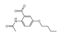 acetic acid-(4-butoxy-2-nitro-anilide) Structure