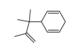 3-(2,3-dimethylbut-3-en-2-yl)cyclohexa-1,4-diene Structure