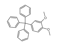 1,2-dimethoxy-4-tritylbenzene Structure
