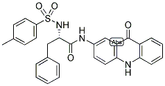 n-(n-tosyl-l-phenylalanyl)-2-aminoacridone结构式