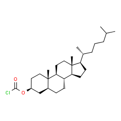 Chloridocarbonic acid 5α-cholestan-3β-yl ester结构式