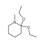 N-methyl2-piperidone diethyl acetal Structure