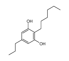 2-n-hexyl-5-n-propylresorcinol Structure