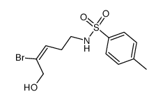 (E)-2-bromo-5-[N-(4-methylphenylsulfonyl)amino]pent-2-en-1-ol Structure