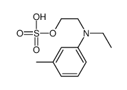 2-(N-ethyl-3-methylanilino)ethyl hydrogen sulfate结构式