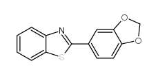 2-(1,3-benzodioxol-5-yl)-1,3-benzothiazole结构式
