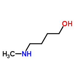 4-(Methylamino)-1-butanol structure