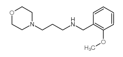 (2-甲氧基苄基)-(3-吗啉-4-丙基)胺结构式