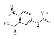 5-乙酰氨基-2-硝基苯甲酸结构式
