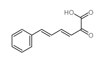 3,5-Hexadienoic acid,2-oxo-6-phenyl- structure