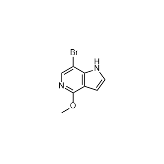 7-Bromo-4-methoxy-1H-pyrrolo[3,2-c]pyridine structure