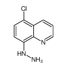 (5-chloroquinolin-8-yl)hydrazine Structure