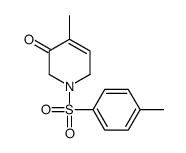 4-methyl-1-(4-methylphenyl)sulfonyl-2,6-dihydropyridin-3-one结构式